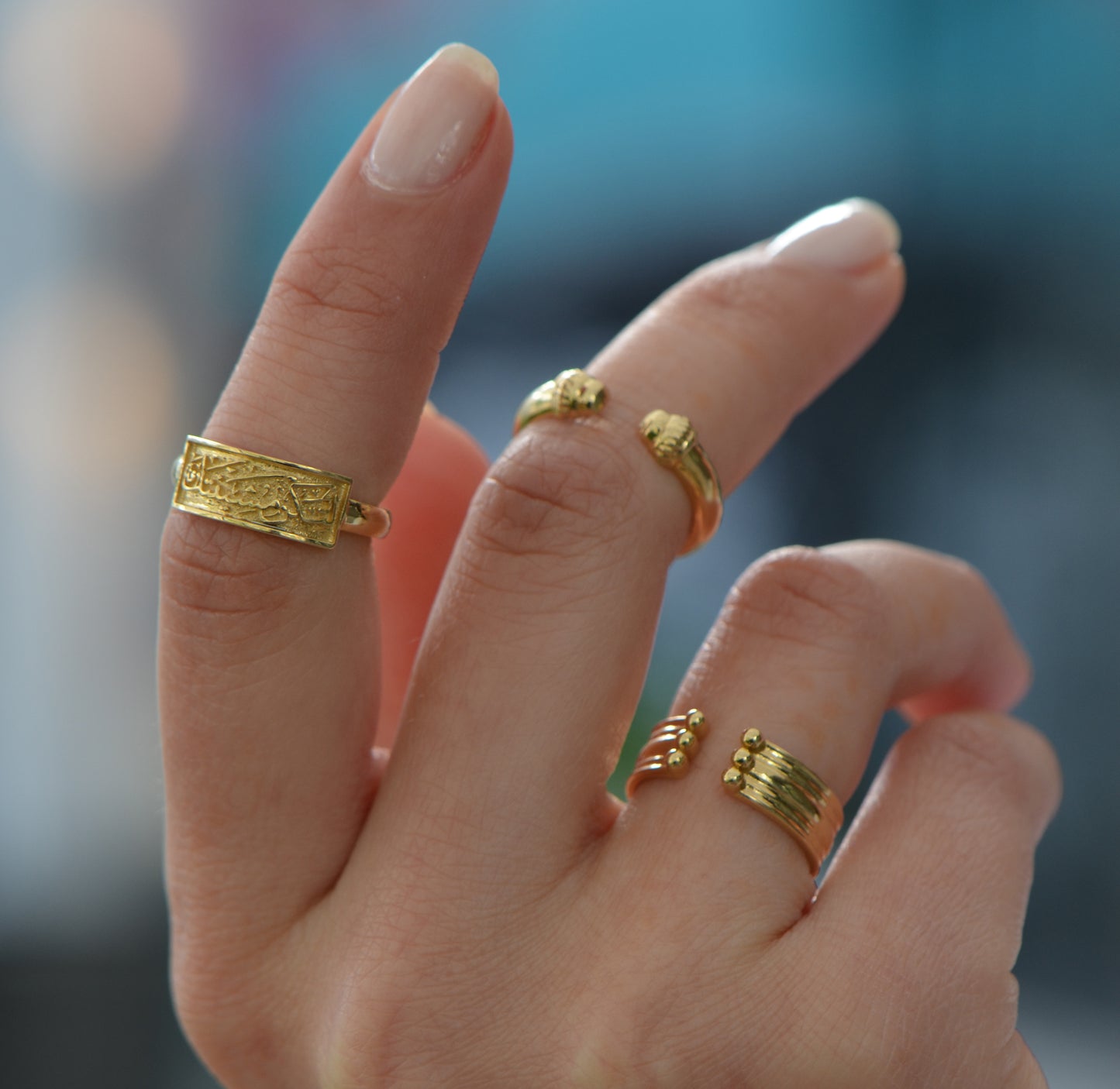 Triple Groove Ring