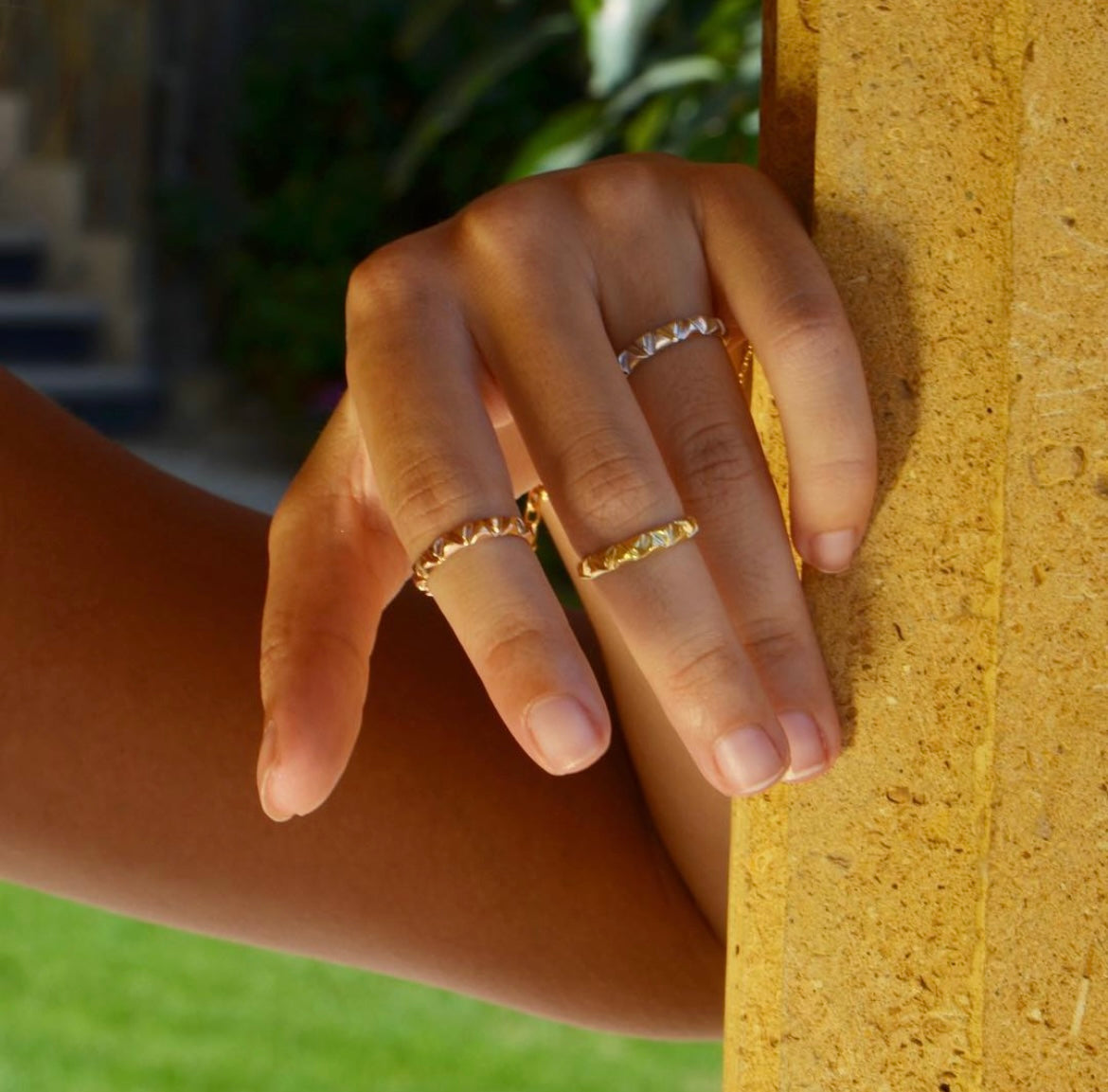 Stackable signature rings – NUBI JEWELS